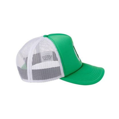 Super Mario Bros. Luigi Green Mesh Back Foam Trucker Snapback, G0SMB