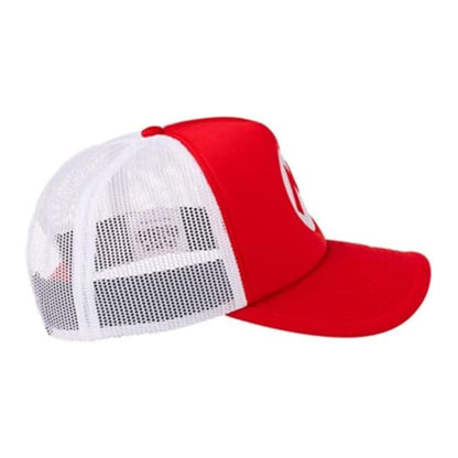 Super Mario Bros. Mario Red Mesh Back Foam Trucker Snapback, 04SMB