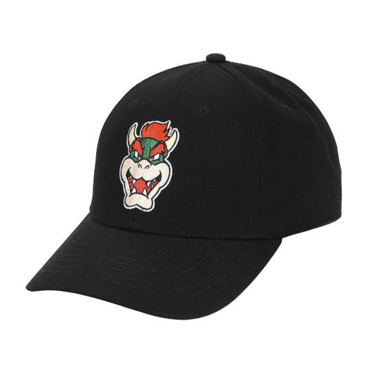 Super Mario Bros - Bowser Black Structured Baseball Cap, 8RSMB