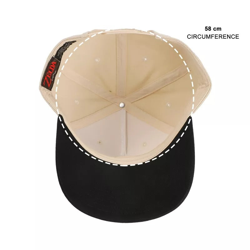 THE LEGEND OF ZELDA  -  Adjustable Embroidered Snapback Cap "Hylian Shield", 4NNTN