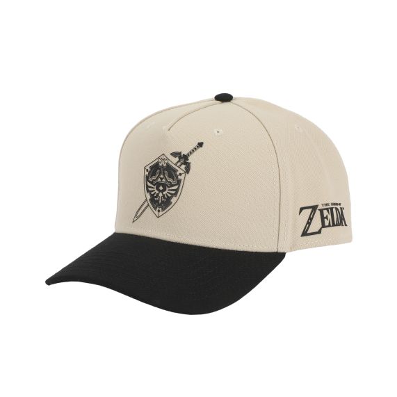 THE LEGEND OF ZELDA  -  Adjustable Embroidered Snapback Cap "Hylian Shield", 4NNTN