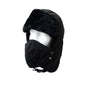 Trapper Hat- Short Fur with Detachable Mask - Multi-Coloured