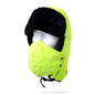 Trapper Hat- Short Fur with Detachable Mask - Multi-Coloured