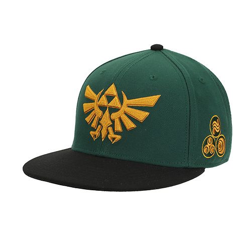 The Legend of Zelda Triforce Emblem Embroidered Snapback Cap, S5NTN