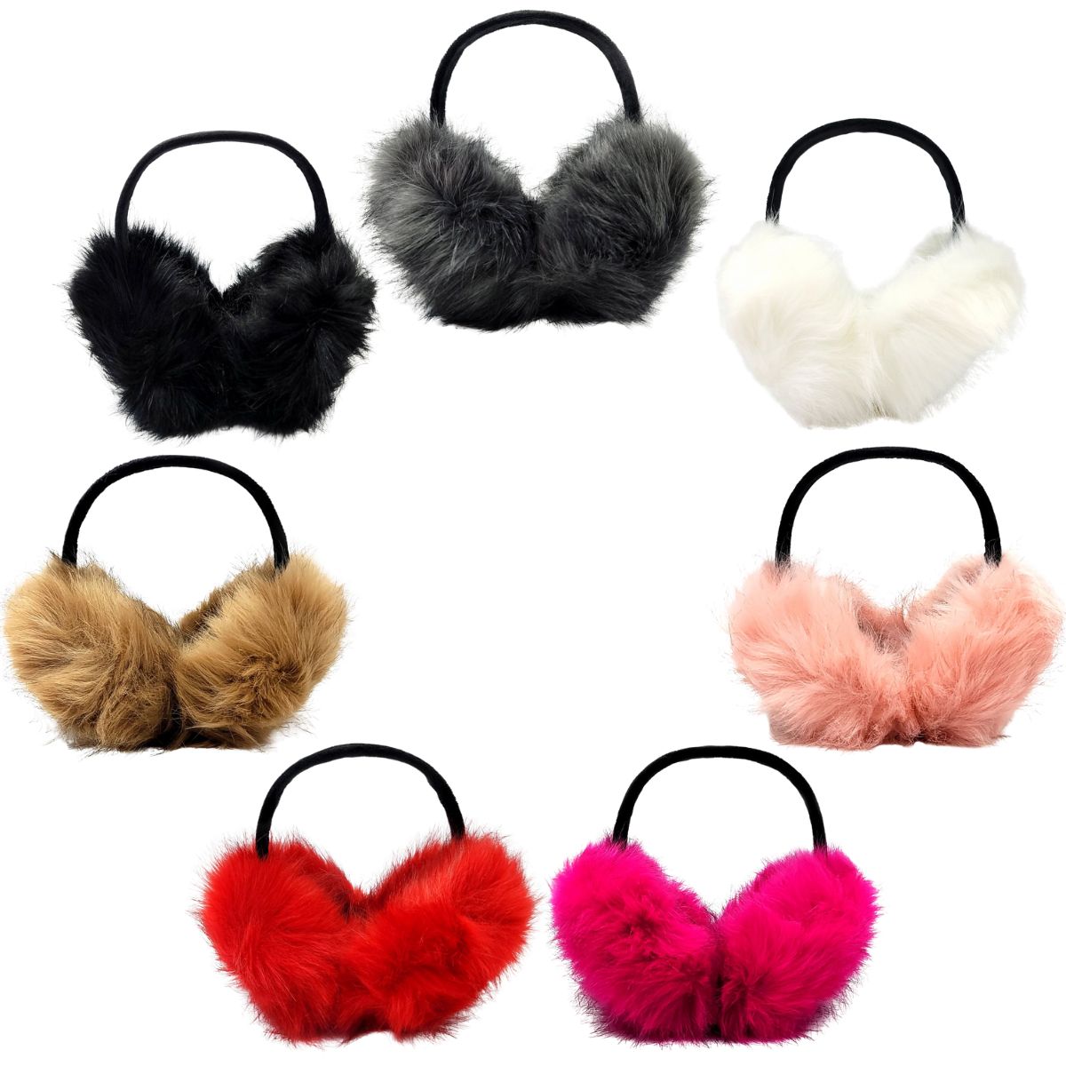 Ear Muff - Multi-Coloured, Single & Dozen Package