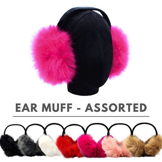 Ear Muff - Multi-Coloured, Single & Dozen Package