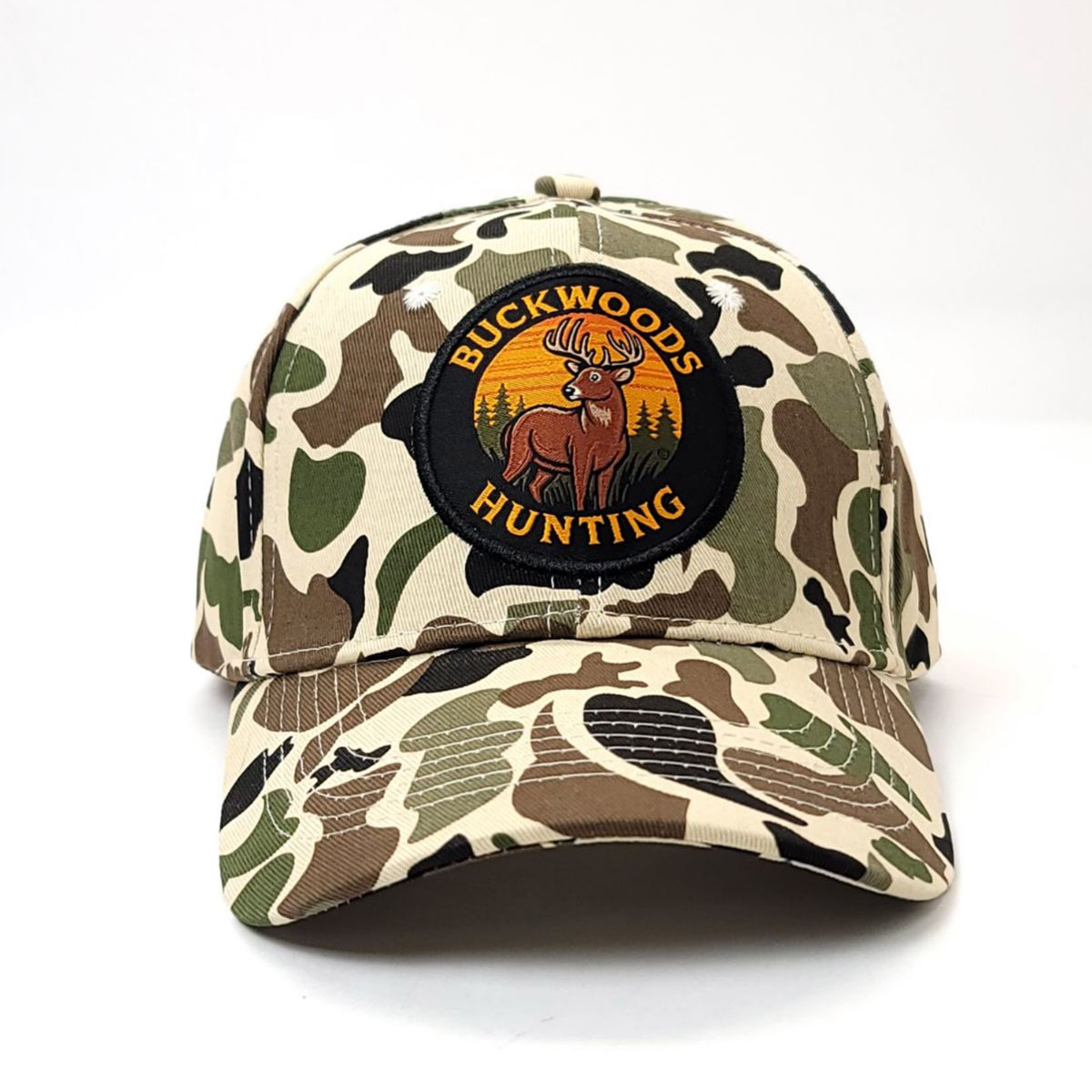 Hunting Cap - Buckwoods Hunting, Camo, Adjustable