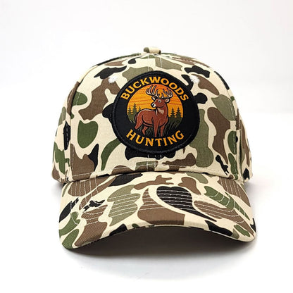 Hunting Cap - Buckwoods Hunting, Camo, Adjustable