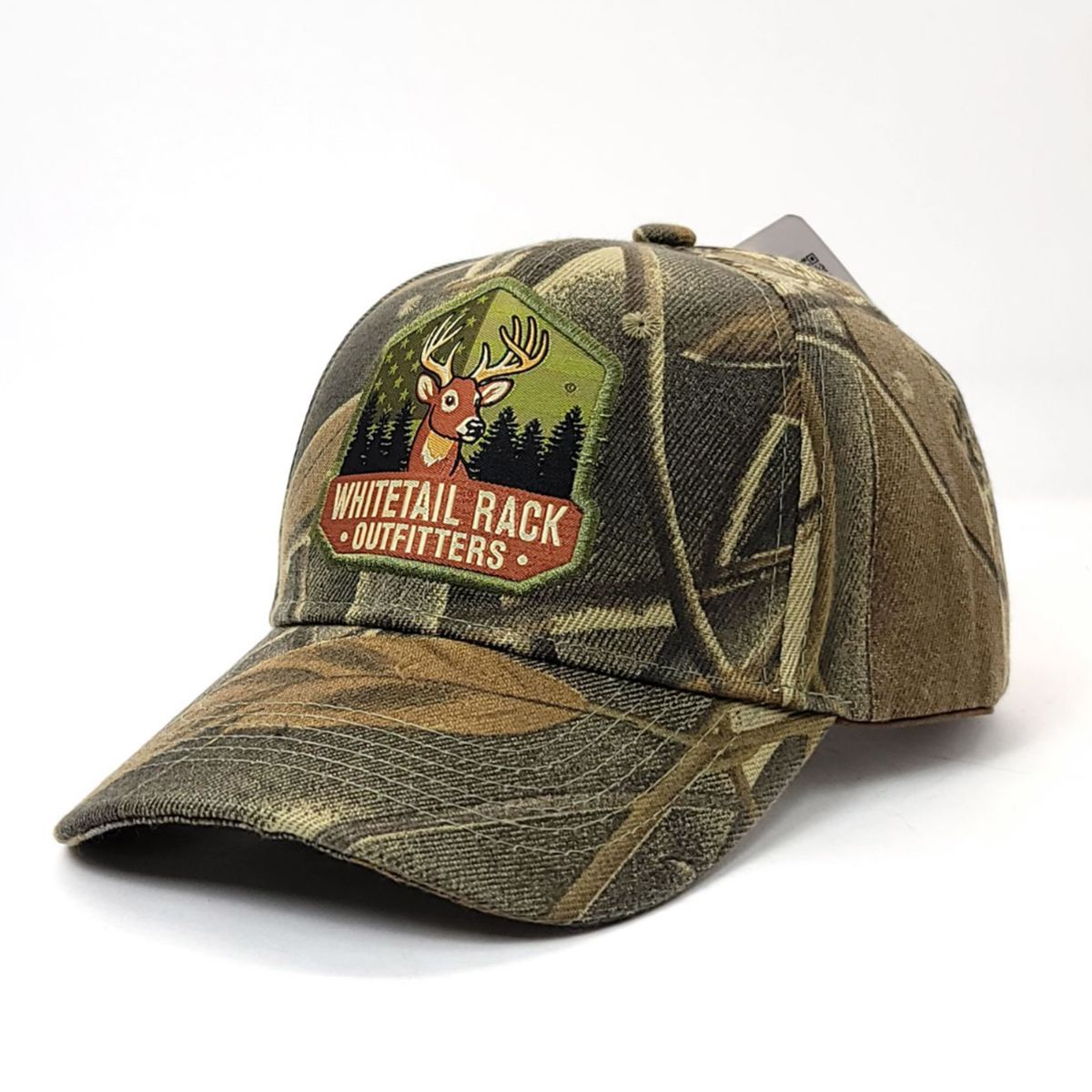 Hunting Cap - Whitetail Rack, Hunting Camo, Adjustable