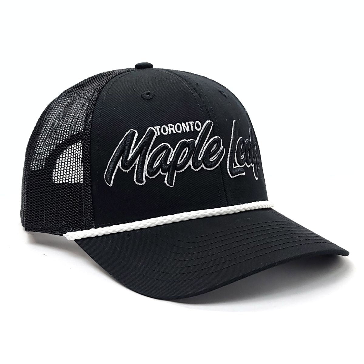 Toronto Maple Leafs Cap - BT, Battle Trucker, Black, Adjustable