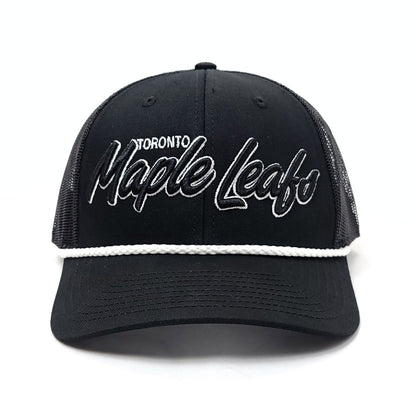 Toronto Maple Leafs Cap - BT, Battle Trucker, Black, Adjustable