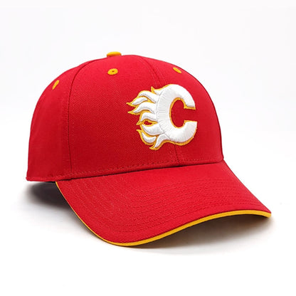 Calgary Flames Cap- MMRD, Money Maker, Red, Adjustable