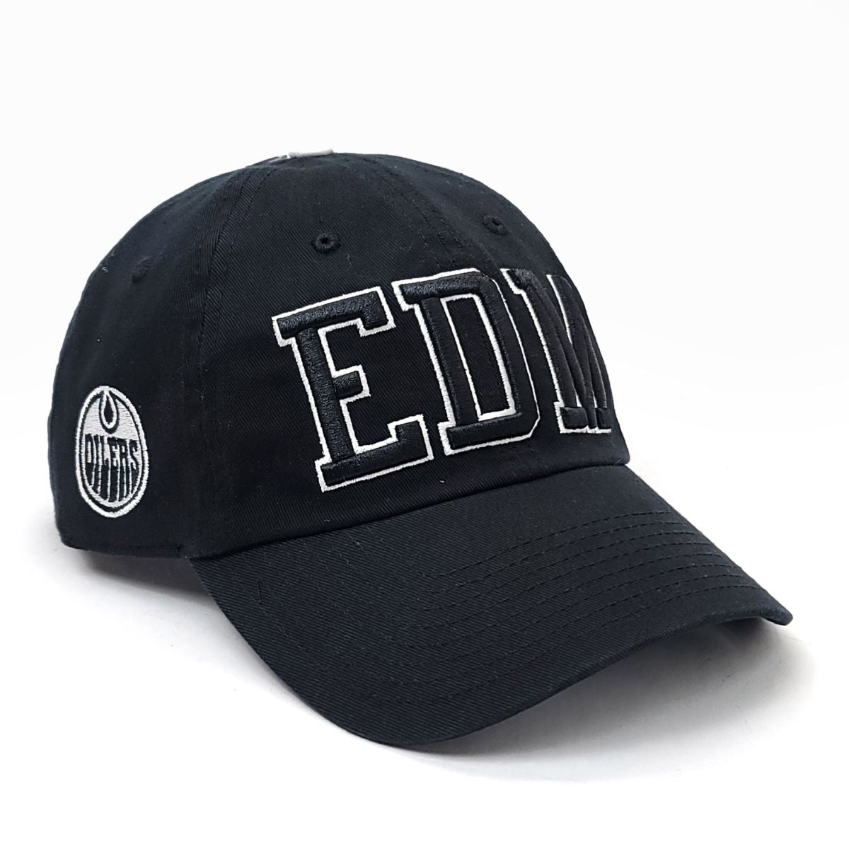 Edmonton Oilers Cap - CQBK, Clique Black, Adjustable
