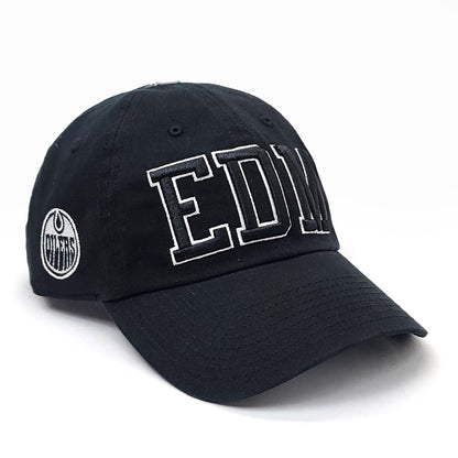 Edmonton Oilers Cap - CQBK, Clique Black, Adjustable