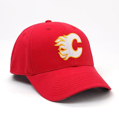 Calgary Flames Cap- BSRD, Red, Adjustable