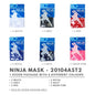 Ninja Mask- Thin Full Face Cover, Multi-Coloured, Dozen Package