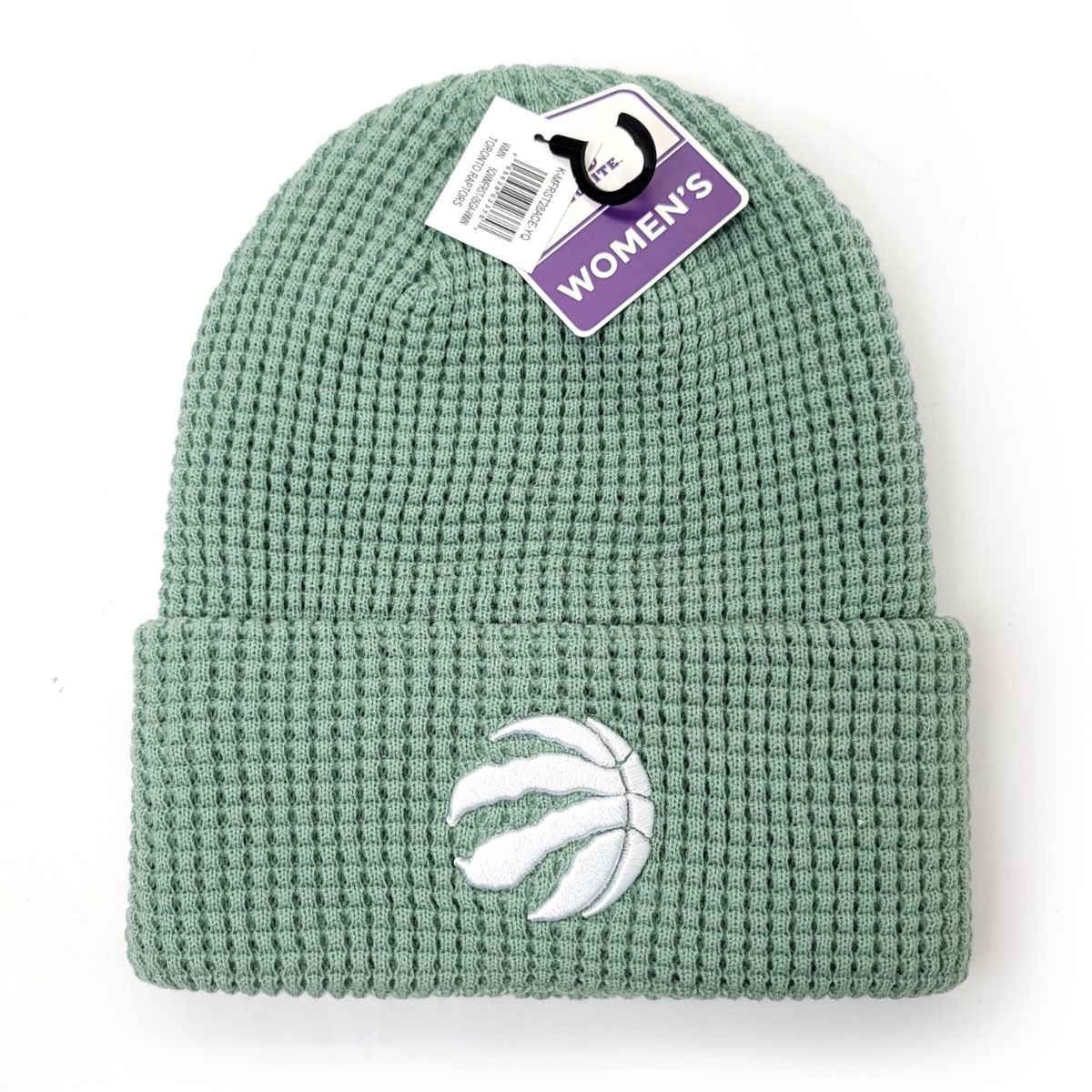 Toronto Raptors Knit Toque - FRT(Frostine), Mint with Alt. Logo, Women's Size